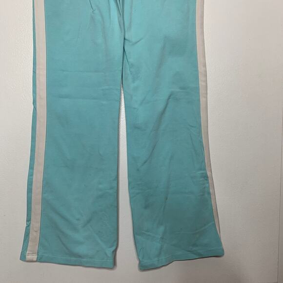 3/$20 Vintage Y2K Moda International light blue side stripe lounge pants SZ M - Picture 6 of 12